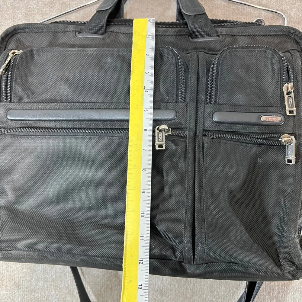 TUMI Ballistic Nylon Laptop Briefcase Business Bag Shoulder Strap Organizer